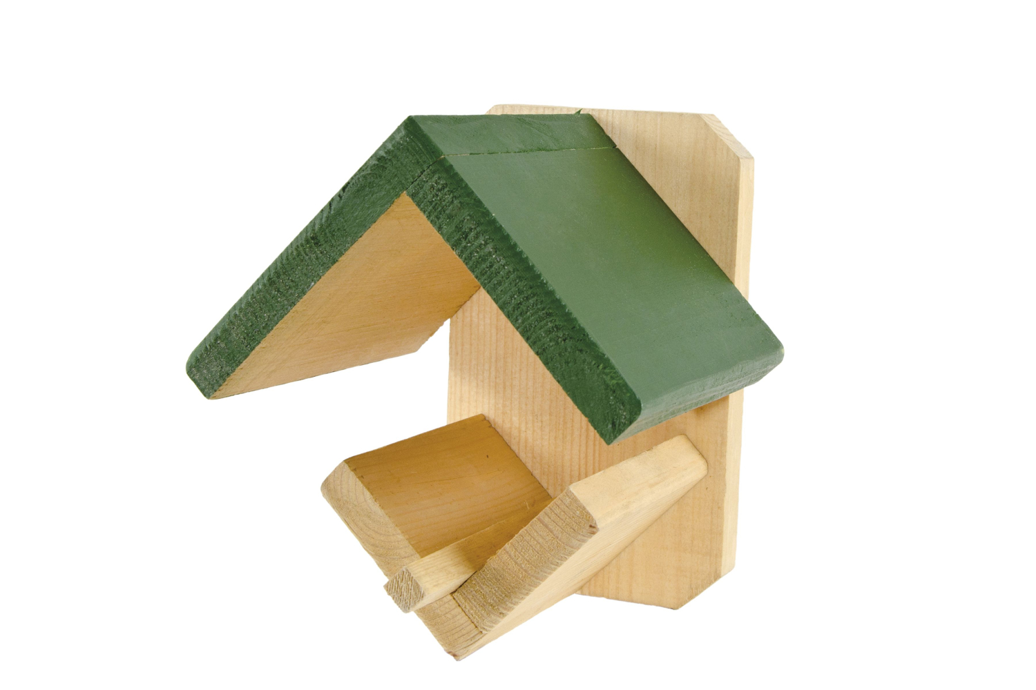 Halter Erdnussbutterglas Holz grün
